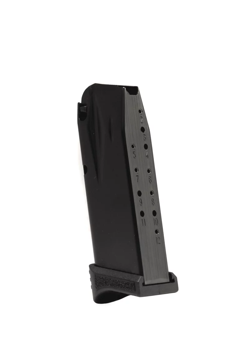 Canik TP9 Subcompact 12rd 9mm magazine with finger rest base plate, black
