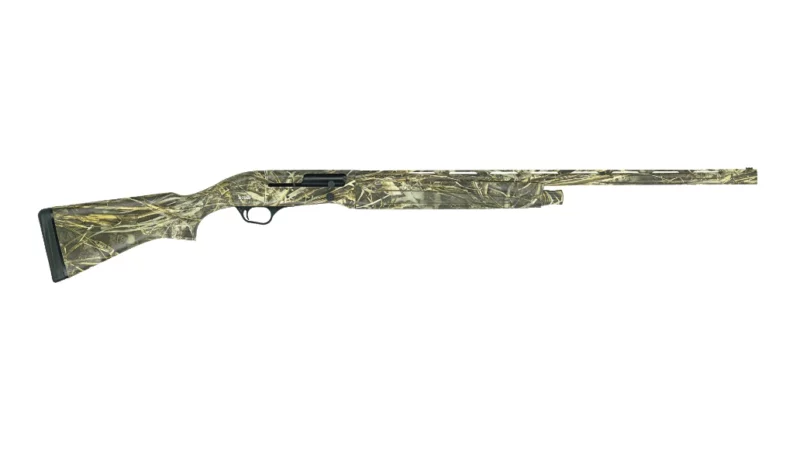 TriStar Matrix Inertia 12GA 28in Realtree Max-7 semi-auto shotgun side view