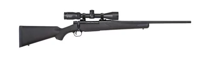 Mossberg Patriot 6.5 Creedmoor 22 inch fluted barrel black synthetic with Vortex 3-9x40 scope