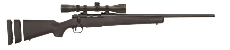 Mossberg Patriot Super Bantam .350 Legend 22-inch black synthetic stock rifle with 3-9x40 scope