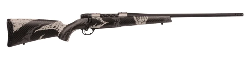 Weatherby Mark V Backcountry Ti 7MM Backcountry 20in bolt-action rifle with carbon fiber camo stock