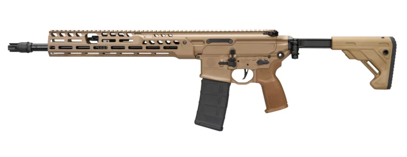 Sig Sauer MCX Spear‑LT IR 5.56 NATO 16in FDE rifle side view