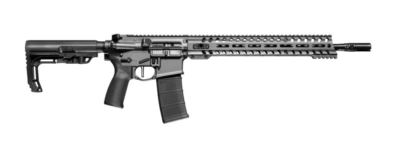 POF Minuteman 5.56 NATO 16.50in match-grade barrel rifle side view