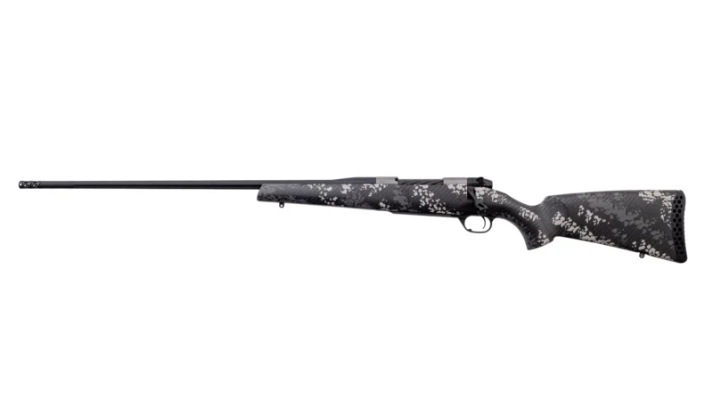 Weatherby Mark V Backcountry Ti2 left-hand .240 Weatherby Magnum rifle, 24-inch barrel, Graphite Black Cerakote finish