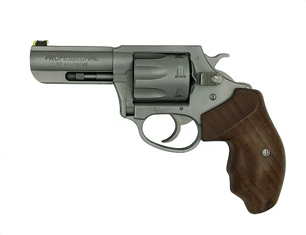 Charter Arms Professional IV .32 H&R Magnum 3-inch stainless revolver with walnut grip