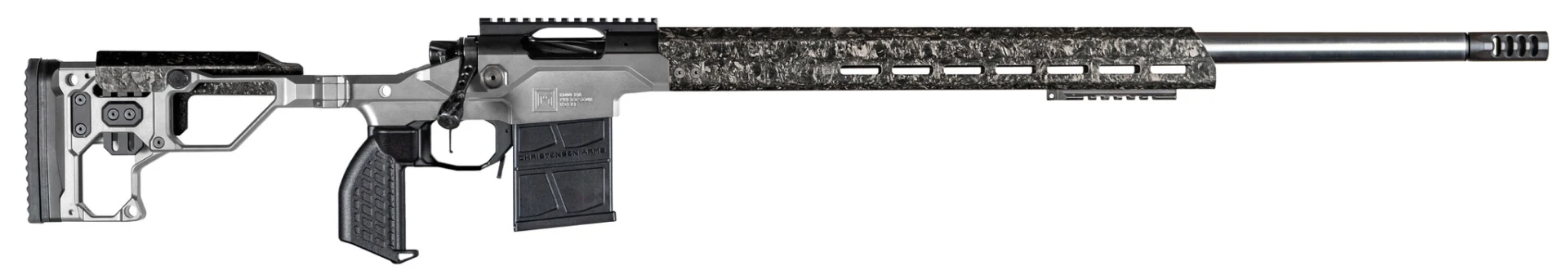 Christensen Arms MPR Competition 6.5 PRC rifle with 26-inch barrel and tungsten anodized finish