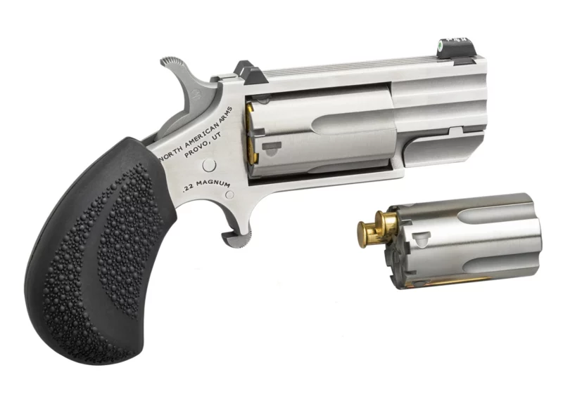 North American Arms Pug TC mini-revolver combo .22 WMR/.22 LR 1 inch stainless XS Tritium 5rd