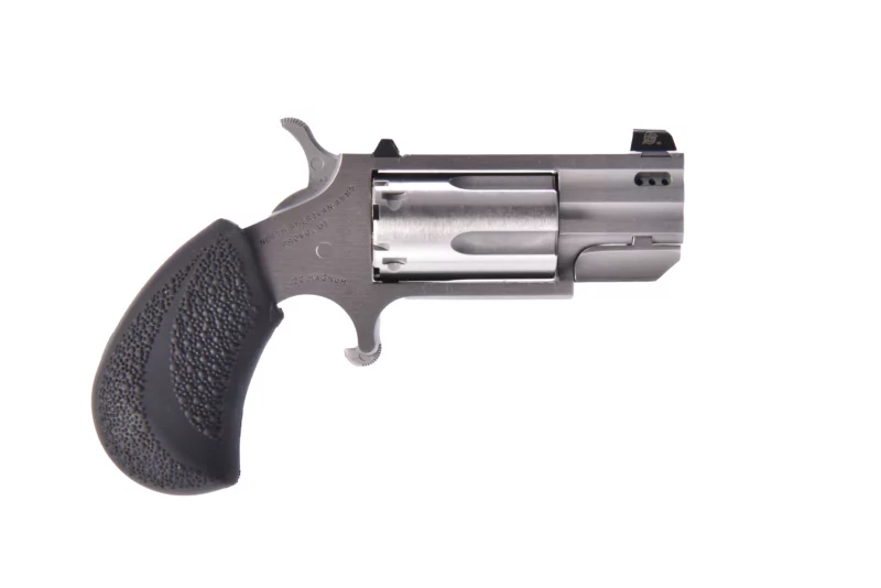 North American Arms PUG mini revolver, stainless, 1-inch ported barrel, XS tritium sights