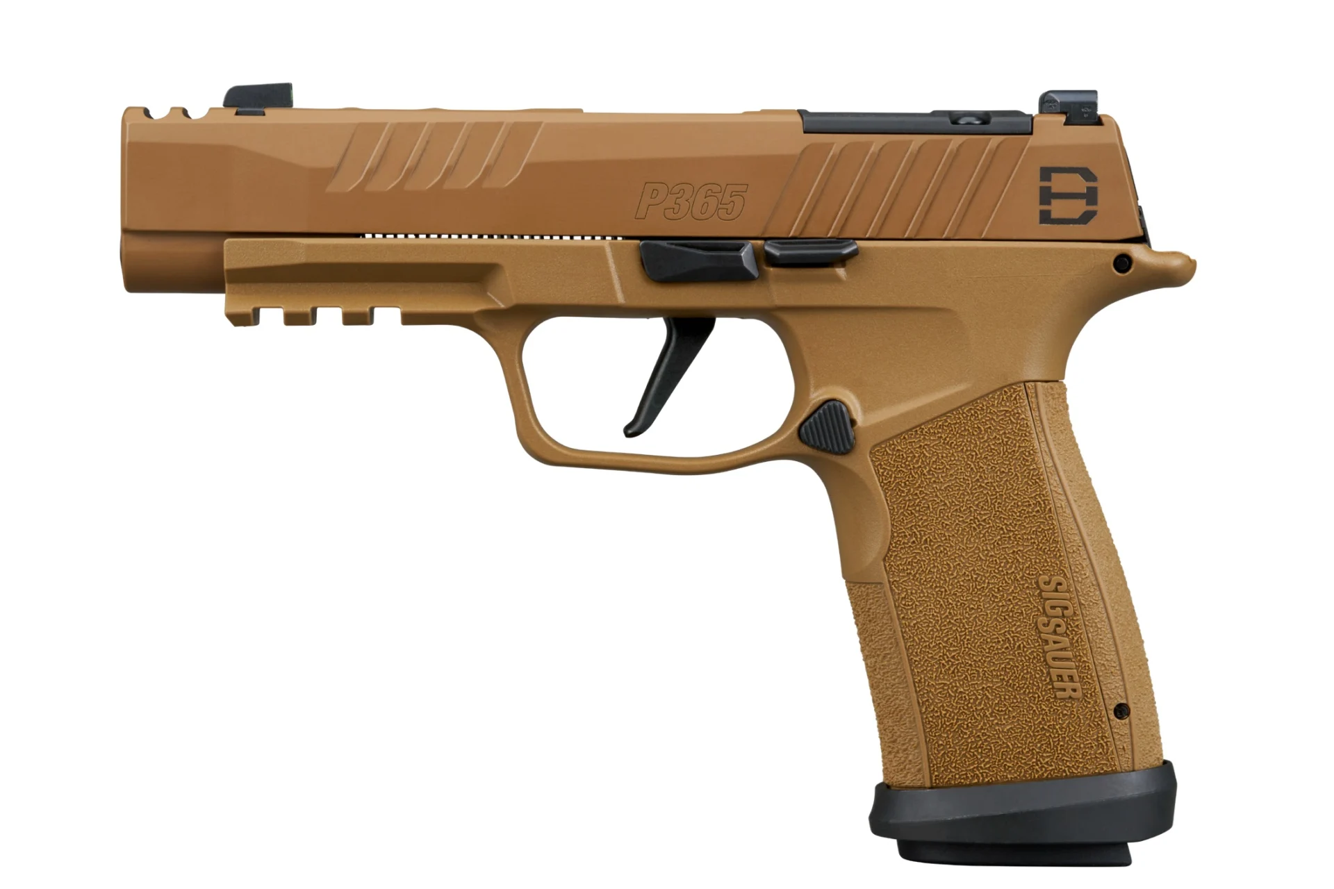 SIG Sauer P365 DH3 9mm 3.7-inch Coyote Cerakote pistol