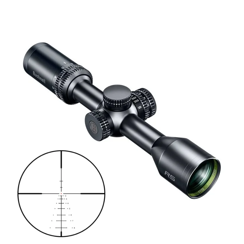 Bushnell R5 3-9x40 rifle scope, black matte finish, illuminated DOA-LRH800 reticle