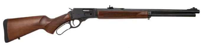 Rossi R95 .454 Casull 20 inch lever action rifle with black receiver and hardwood stock