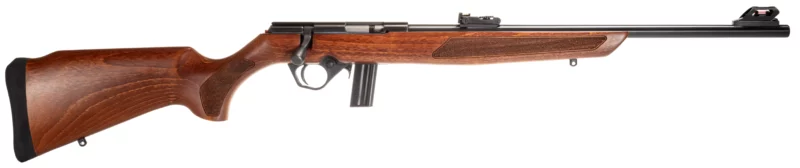 Rossi RB22 .22 LR bolt-action rifle with 18-inch barrel and hardwood stock