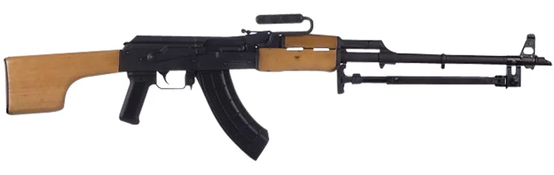 Century Arms AES-10B2 7.62x39mm RPK-style rifle with hardwood stock and adjustable bipod