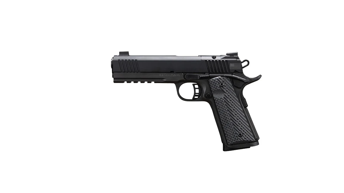 Rock Island Armory TAC Ultra FS .45 ACP 5-inch pistol in black parkerized finish with G10 grips