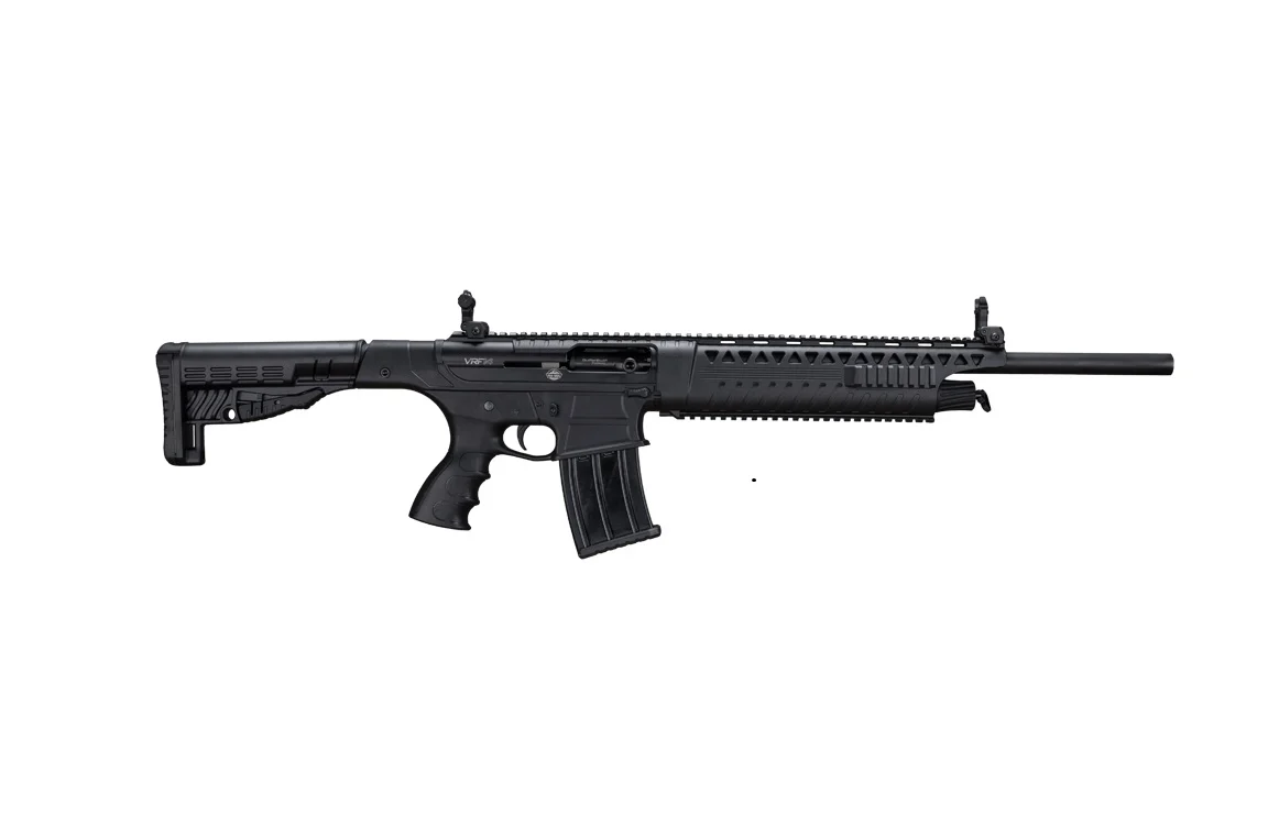 Rock Island Armory VRF-14L 12 Gauge 20-inch semi-auto shotgun in black with tactical synthetic stock