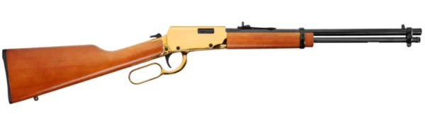 Rossi Rio Bravo Lever Action Rifle - Gold | .22 LR | 18" Barrel | 15rd | Hardwood Stock & Forend