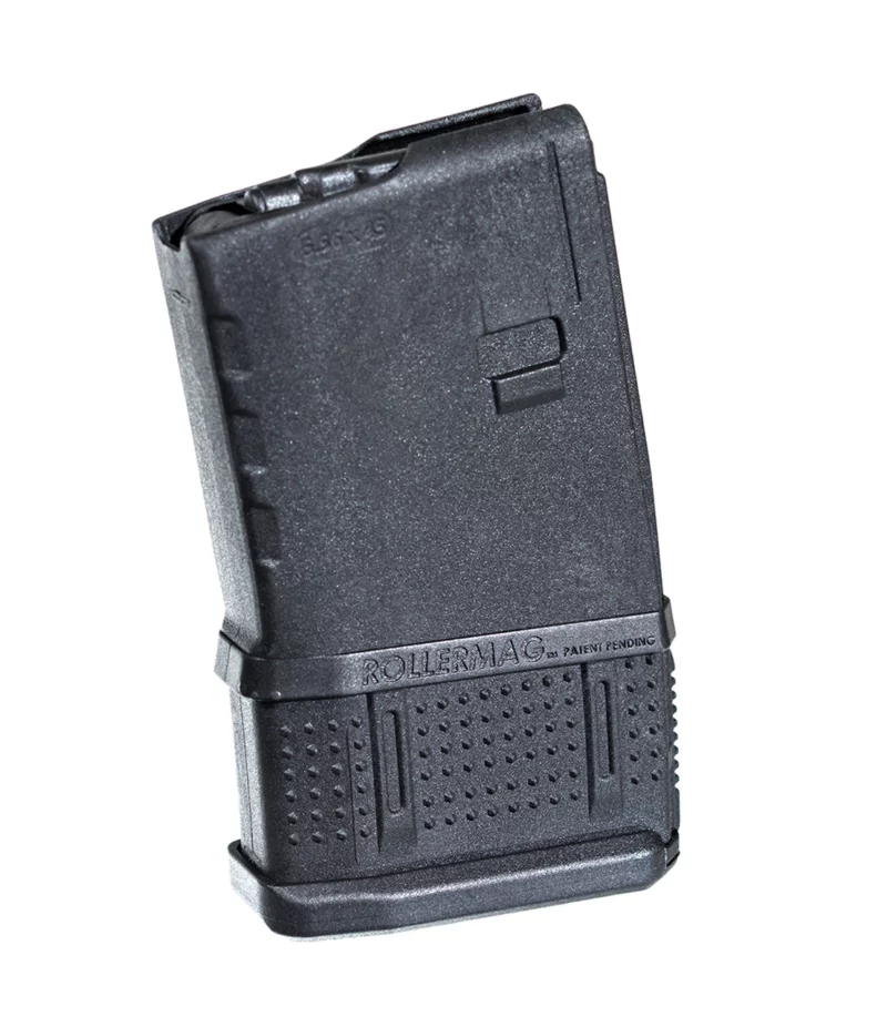 ProMag RM15 15rd black polymer AR-15 magazine with anti-tilt roller follower
