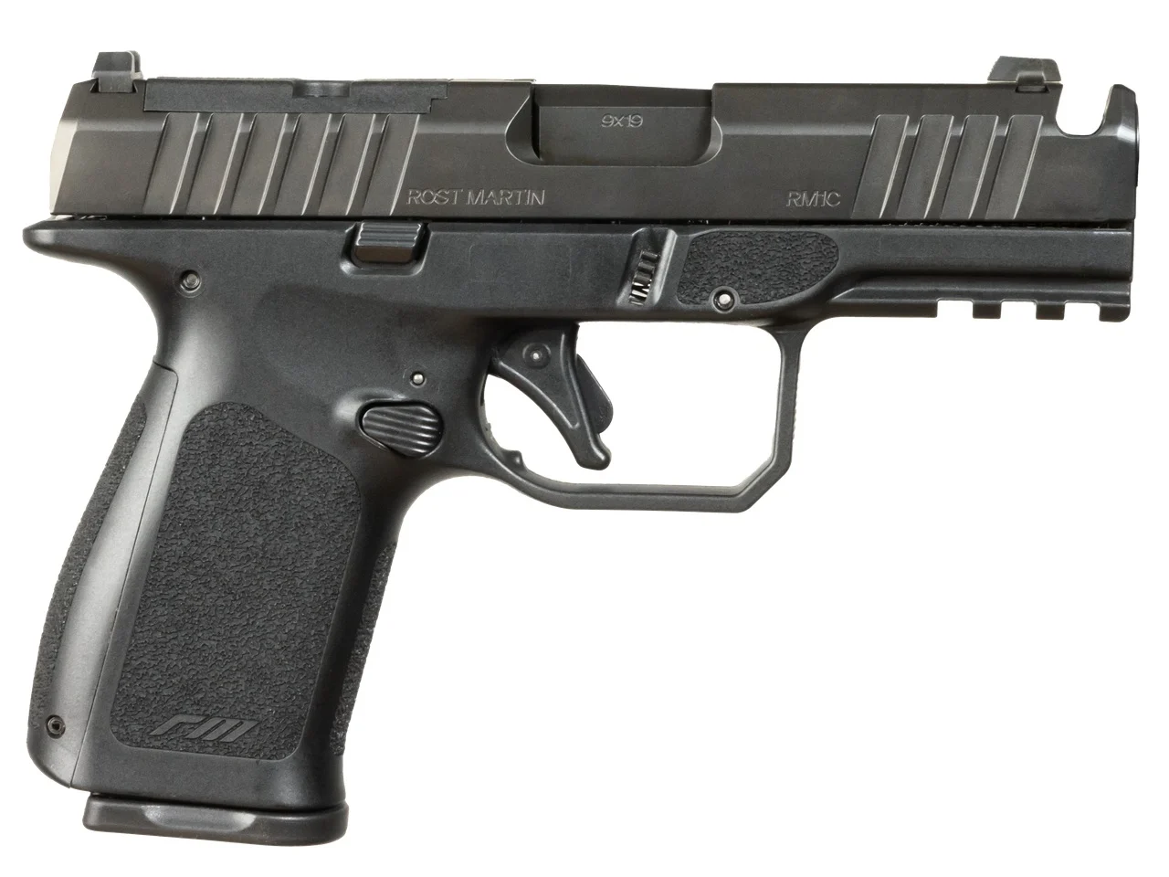ROST MARTIN RM1C 9MM 15+1 Black 4 inch COMP semi-auto handgun