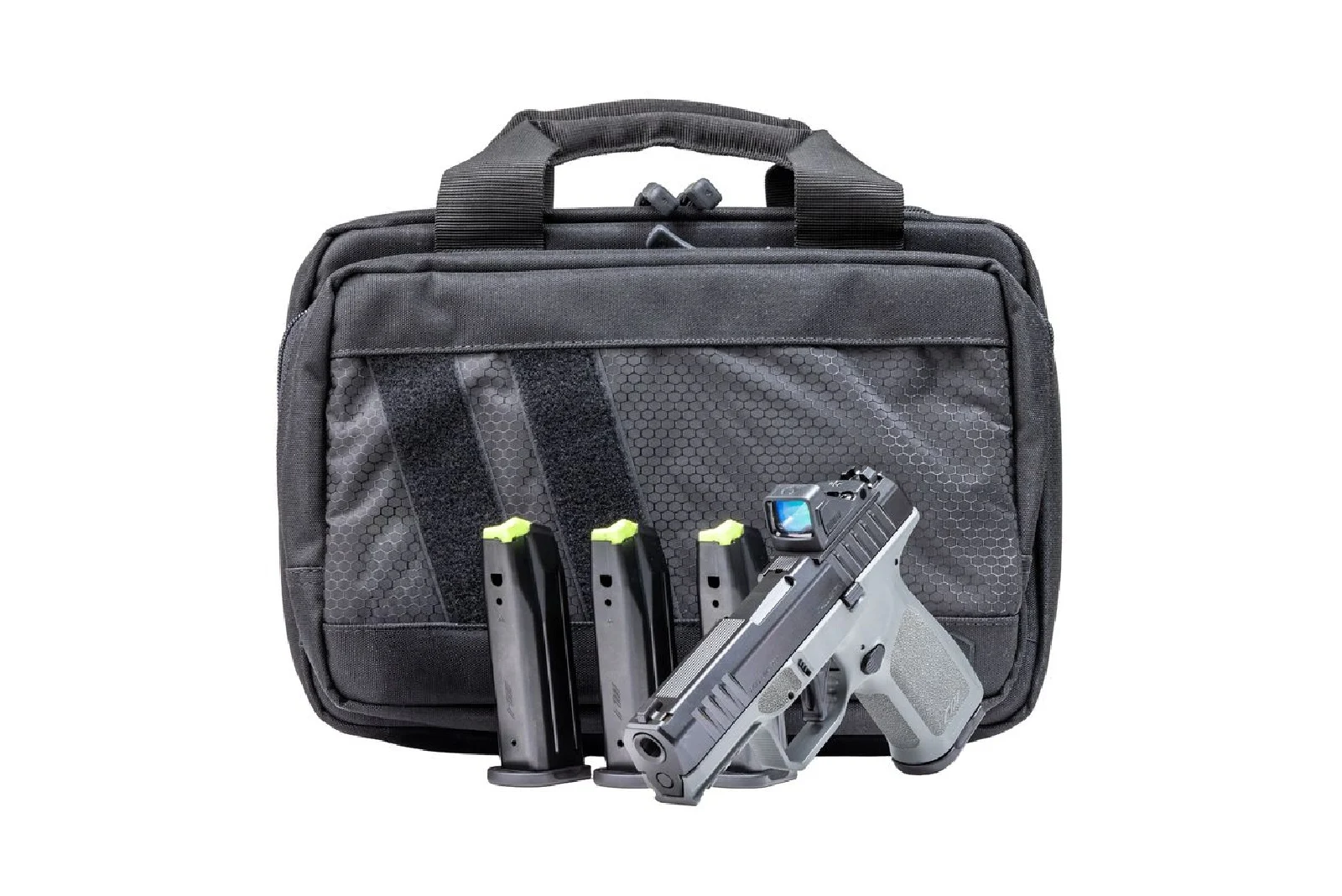 Rost Martin RM1C 9mm 4-inch black and gray handgun bundle