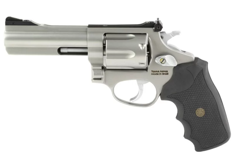 Rossi RM64 .357 Magnum 4-inch stainless revolver with black textured rubber grip