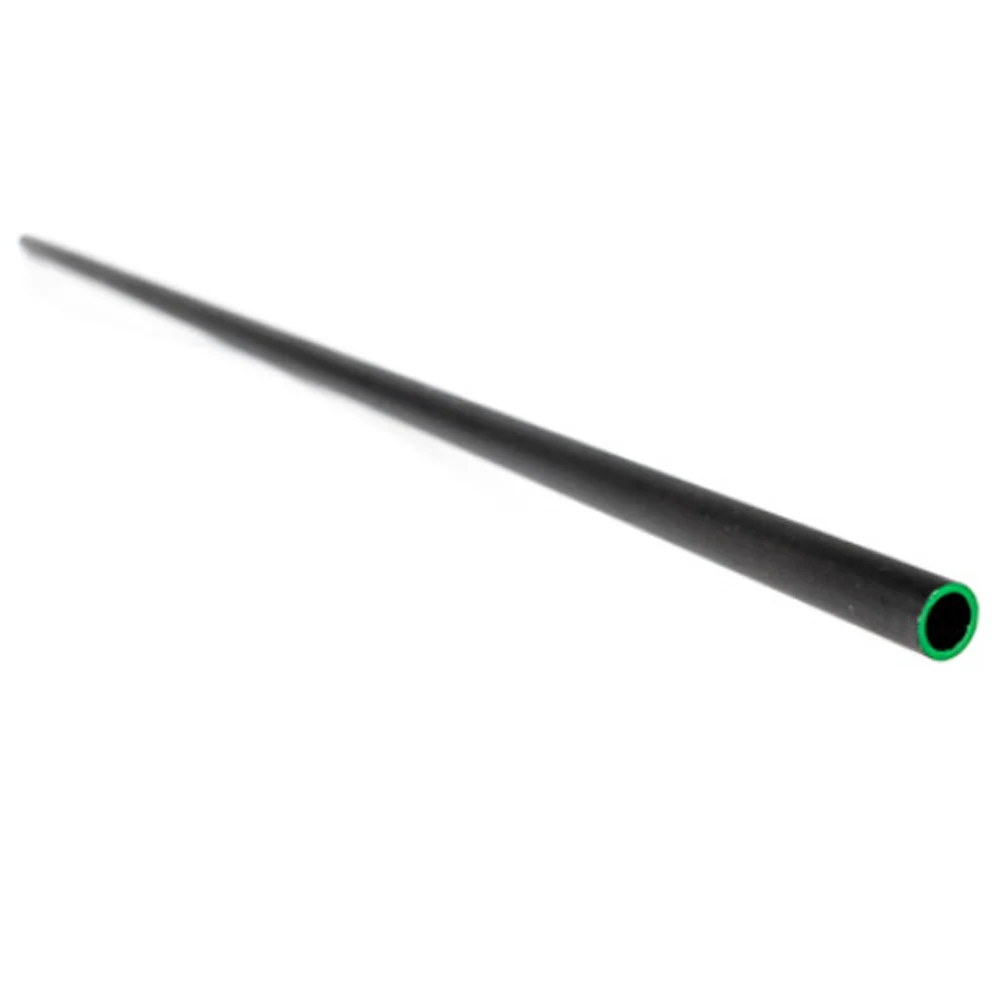 HUXWRX .338 carbon fiber alignment rod 18-inch, black finish with bright green tip