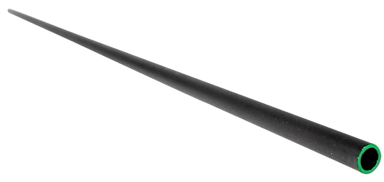 HUXWRX 7.62 alignment rod, carbon fiber shaft with bright green tip