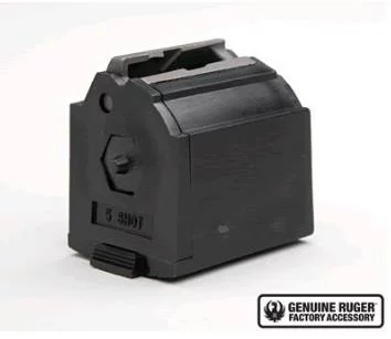 Ruger BX-1-5 5-round rotary magazine for Ruger 10/22, plastic body with steel feed, .22 LR