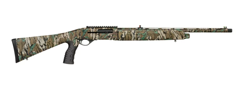 Mossberg SA-28 28 Gauge Turkey shotgun in Mossy Oak Greenleaf with pistol grip stock