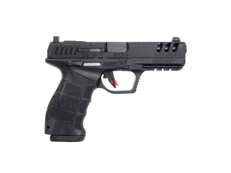SAR Arms SAR9 Gen3 9mm 4.4in optic-ready pistol with tritium night sights, black finish