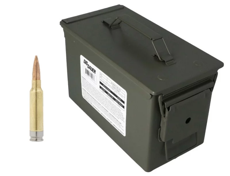 Sig Sauer 6.8x51mm 113gr Hybrid Ball 460-round ammo can