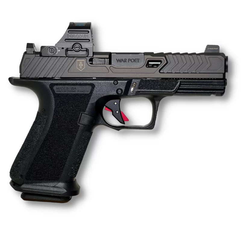 Shadow Systems MR920 War Poet 9mm pistol with Holosun 507C, black finish