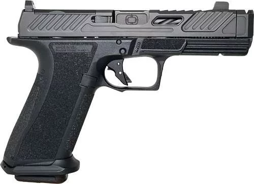 Shadow Systems XR920P Elite 9mm 4.5in compensated pistol, black DLC slide