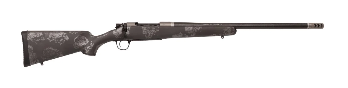 Christensen Arms Ridgeline FFT .22 Creedmoor bolt-action rifle with stainless threaded barrel and carbon fiber sporter stock