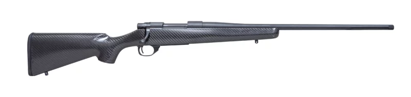 Howa M1500 Carbon Stalker 7mm PRC rifle with 24 inch threaded barrel and carbon fiber stock