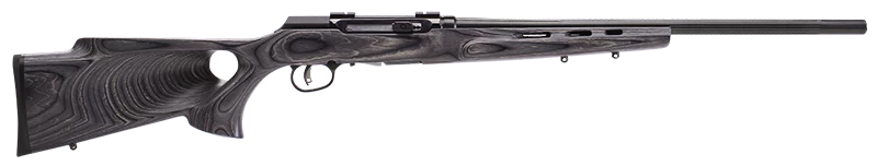 Savage A22 Target Thumbhole Rifle .22 LR 22 inch heavy barrel gray laminate stock