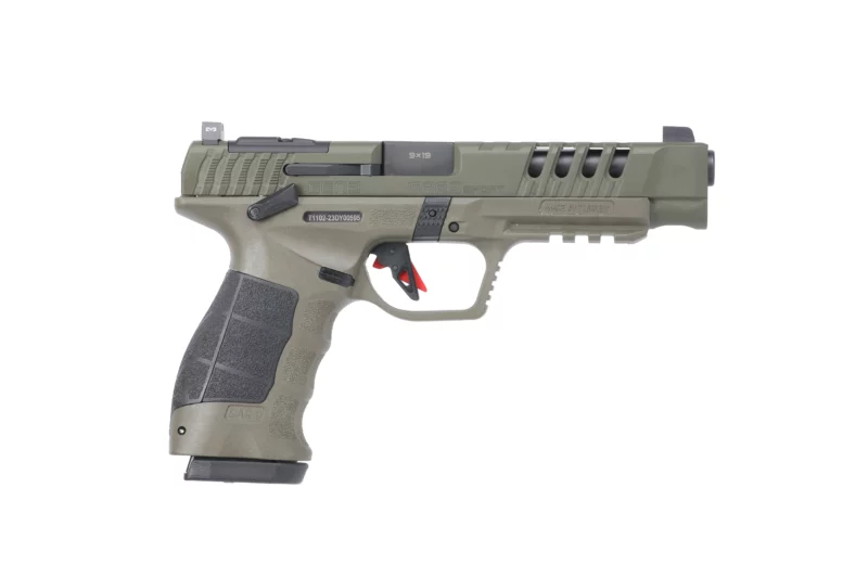 SAR Arms SAR9 Sport Gen3 9mm OD Green 5.2 inch barrel pistol