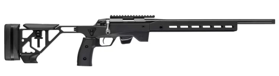 Tikka T1X Ace Target .17 HMR 16-inch threaded chassis rifle, black