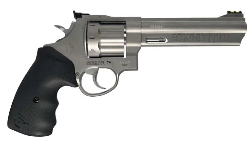Taurus 608 Competition .357 Mag 6in matte stainless revolver, 8-round, VZ grip