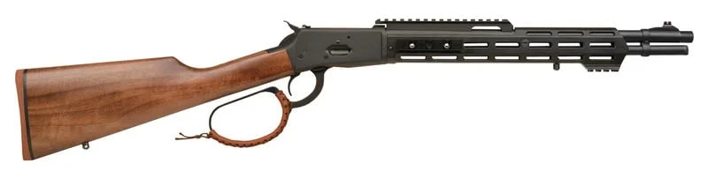 GForce Arms LTAC357 Saddlehorn .357 Magnum lever-action rifle with Turkish walnut stock and 16.5-inch threaded barrel