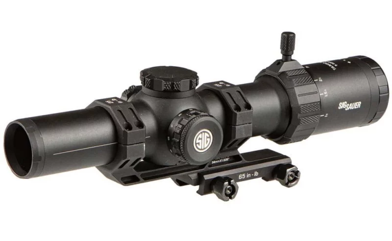 Sig Sauer Tango-MSR 1-10x28 34mm LPVO scope in black with ALPHA-MSR mount