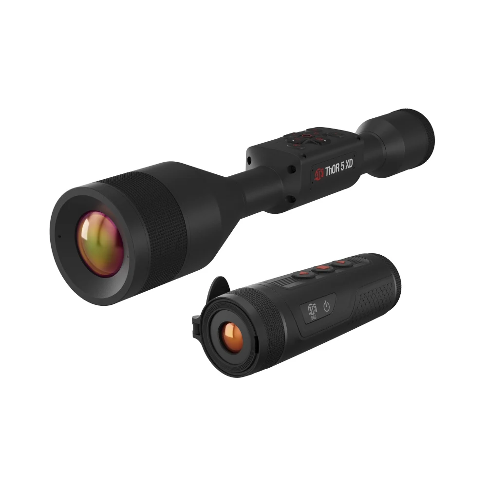 ATN THOR 5XD 2-20x thermal scope and BlazeTrek monocular, 1280x1024 sensor, black