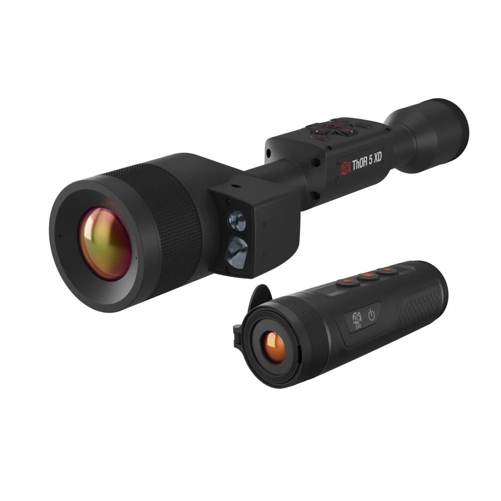 ATN THOR 5 LRF 2-20X thermal scope with BlazeTrek monocular