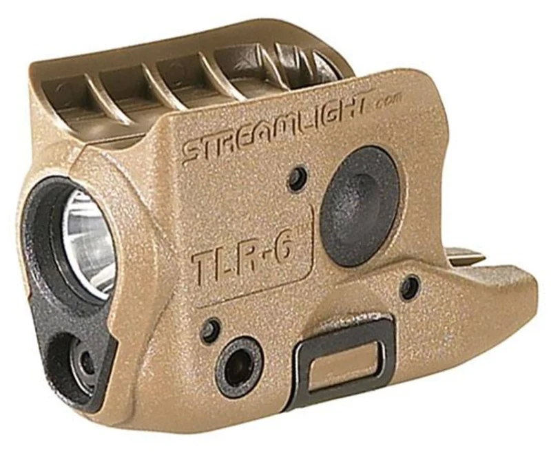 Streamlight TLR-6 weapon light with integrated red laser Flat Dark Earth 100 lumens