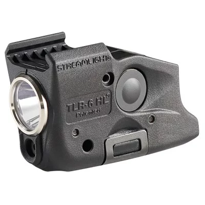 Streamlight TLR-6 HL G 300 lumen weapon light with green laser for Glock 42/43, black