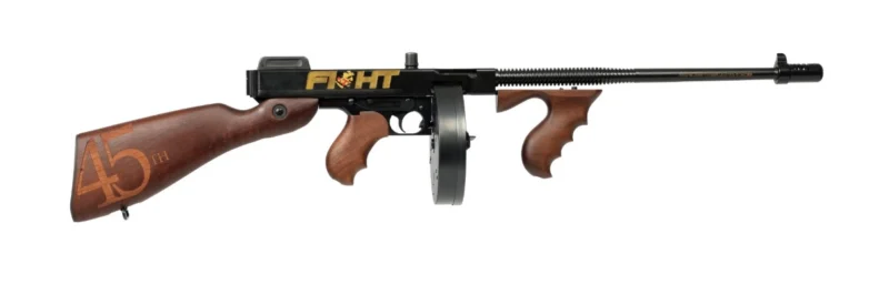 AUTO-ORDNANCE Thompson Trump Fight 1927A1 .45 ACP 18 inch rifle engraved walnut