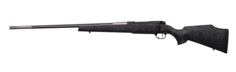 Weatherby Mark V Accumark left-hand 7MM PRC 26-inch rifle Graphite Black Cerakote