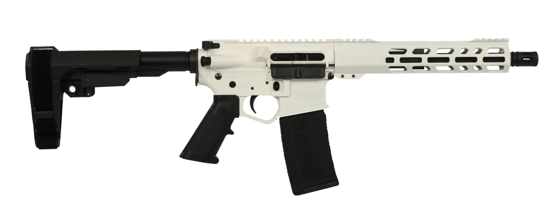 Wise Arms WA-15B 5.56MM 10.5" SBA3 White Cerakote