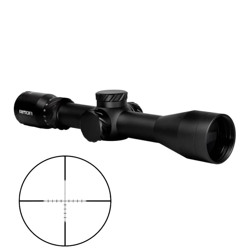 Riton 3 Primal 3-15x44 rifle scope, matte black, 30mm tube, XRP reticle