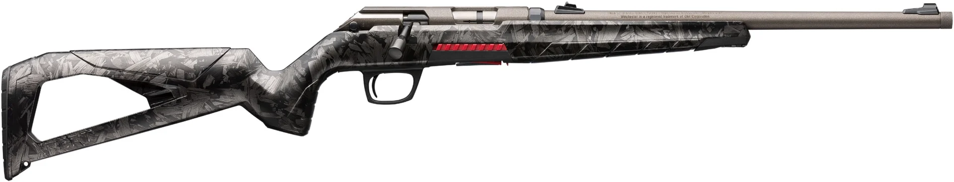 Winchester Xpert SR .17 WSM bolt-action rifle in carbon gray with 16.5in threaded barrel
