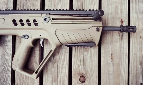 AB ARMS T Rail Picatinny rail section for IWI Tavor rifle, black finish